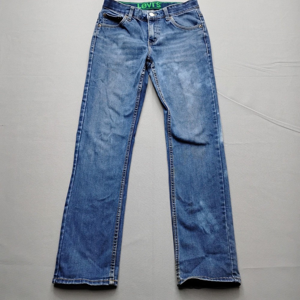 Levis 511 Slim Fit Jeans Kids Size 14 Reg 27x29 Medium Wash‎ Blue Denim